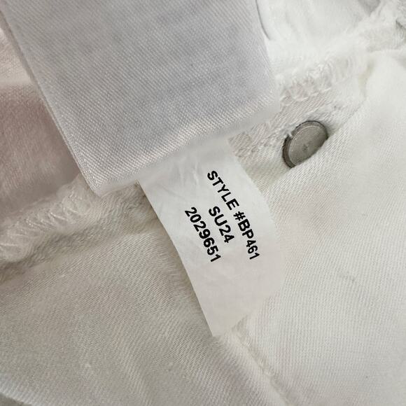 J.Crew Slim Wide Leg Jean White High Waisted Classic Stretch Denim US 28 NWT - Picture 12 of 16